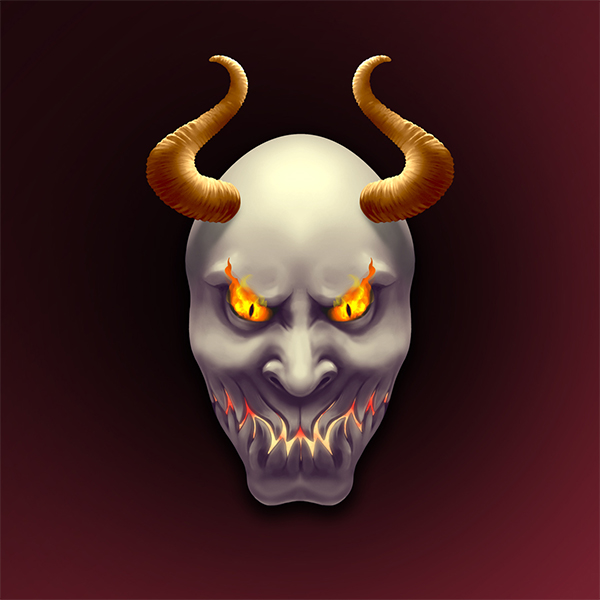 Oni Mask NFT example 3