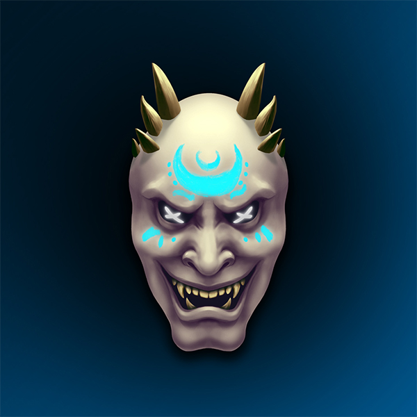 Oni Mask NFT example 4