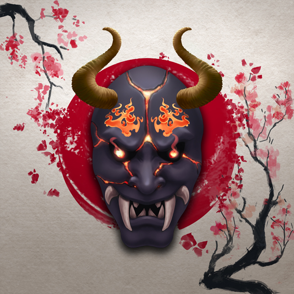 Oni Mask NFT example 5